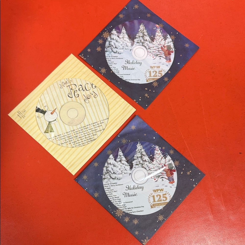 Holiday Music CD Set with Festive Covers